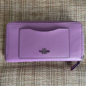 Coach Long Accordian Zip Wallet